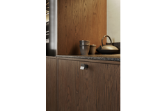 Knop VIS-A-VIS BA L26 Zamak Geborsteld messing